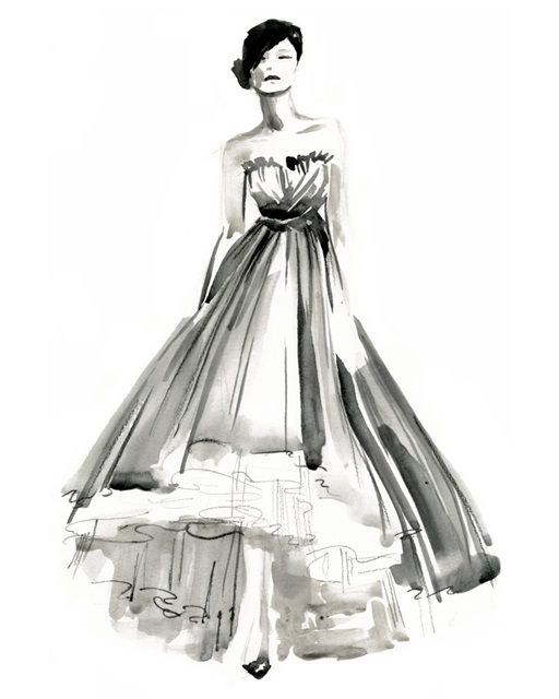 Gestural Evening Gown II