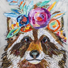 Raccoon Floral