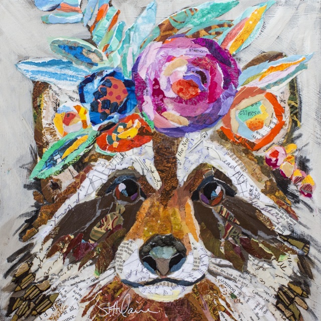 Raccoon Floral