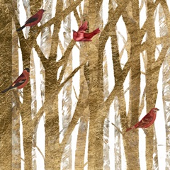 Red Bird Christmas I