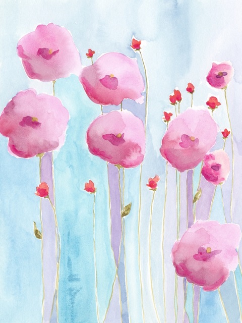 Pink Florets II