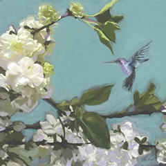 Hummingbird Florals I