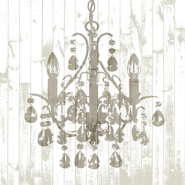 Shiplap Chandelier I