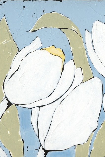 White Tulip Triptych II