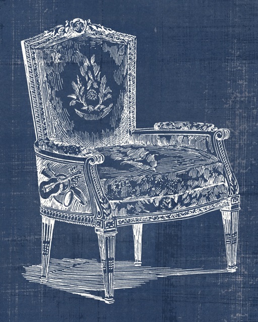 Antique Chair Blueprint I