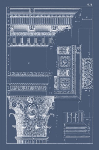 BandW Column and Cornice IV (#2713508) - The World Art Group