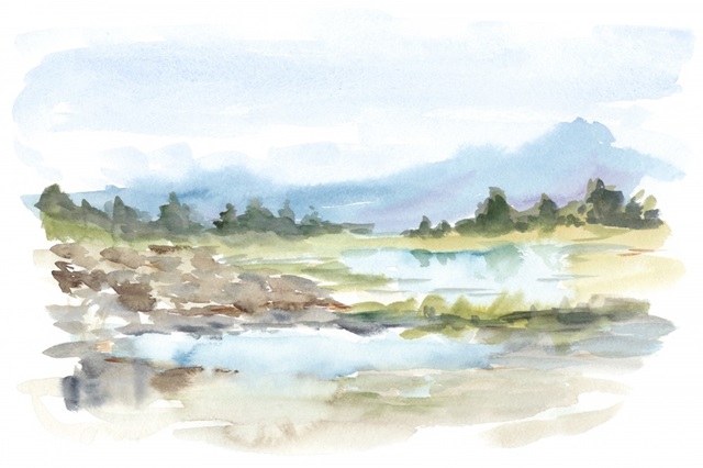 Mountain Watercolor IV