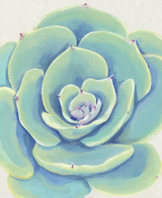 Pastel Succulent IV