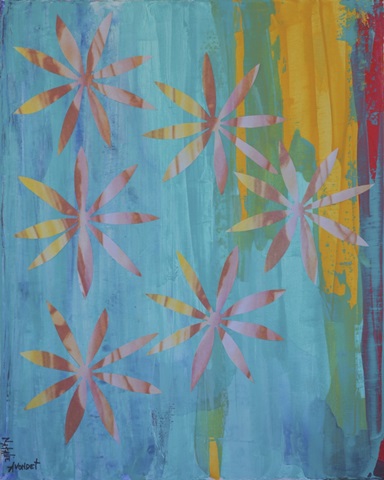 Stained Glass Blooms I