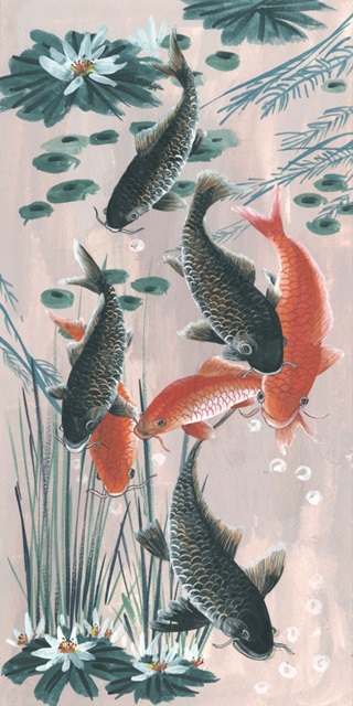 Traditional Koi Pond II