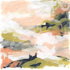 Blush and Navy Vista I