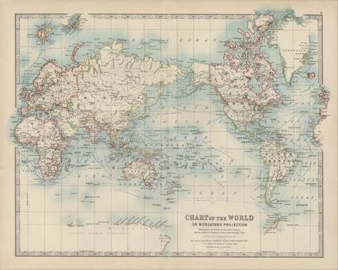 Johnston's Chart of the World