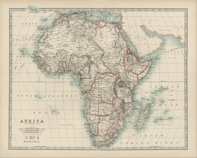 Johnston's Map of Africa