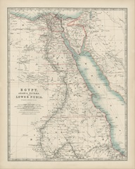 Johnston's Map of Egypt