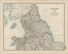 Johnston's Map of England and Wales