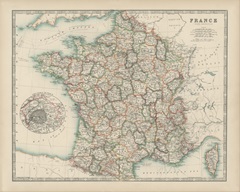 Johnston's Map of France