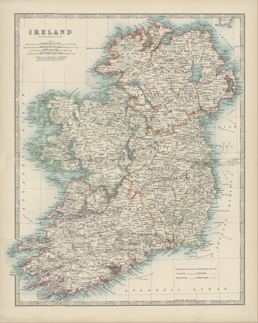 Johnston's Map of Ireland