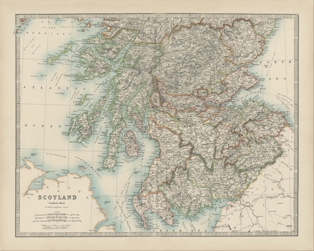Johnston's Map of Scotland
