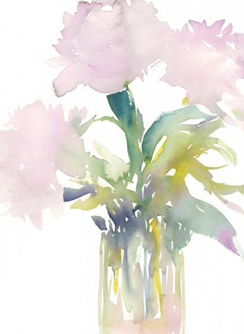 Pink Flowers in Vase