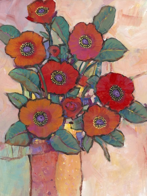 Poppies in a Vase I