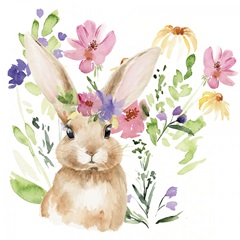 Watercolor Spring Garden II