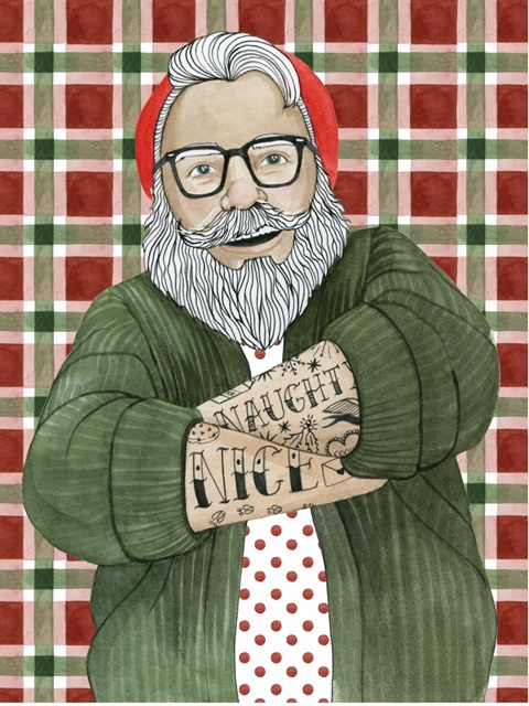 Hipster Santa II