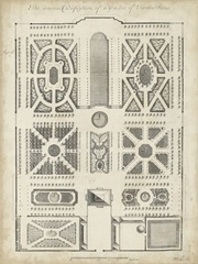 Antique Garden Design VI