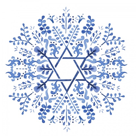 Indigo Hanukkah I