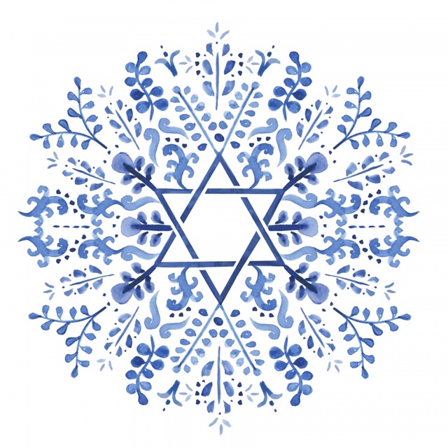 Indigo Hanukkah I