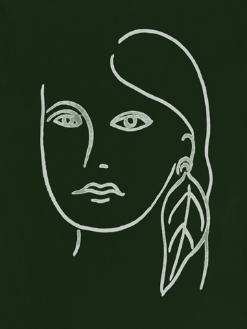 Malachite Portrait I