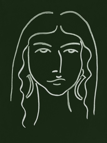 Malachite Portrait VI