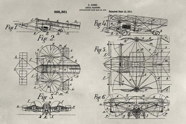 Patent--Aerial Machine