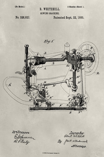 Patent--Sewing Machine