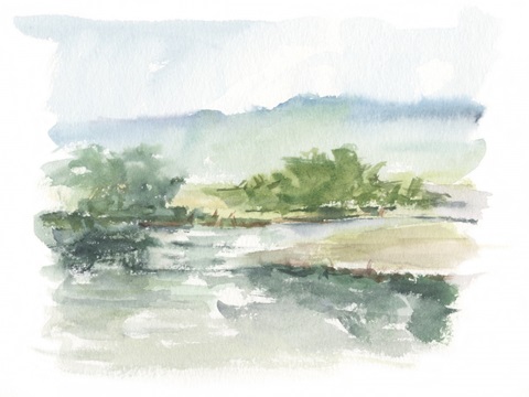 Spring Watercolor Sketch V