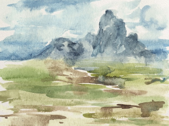 Watercolor Views I