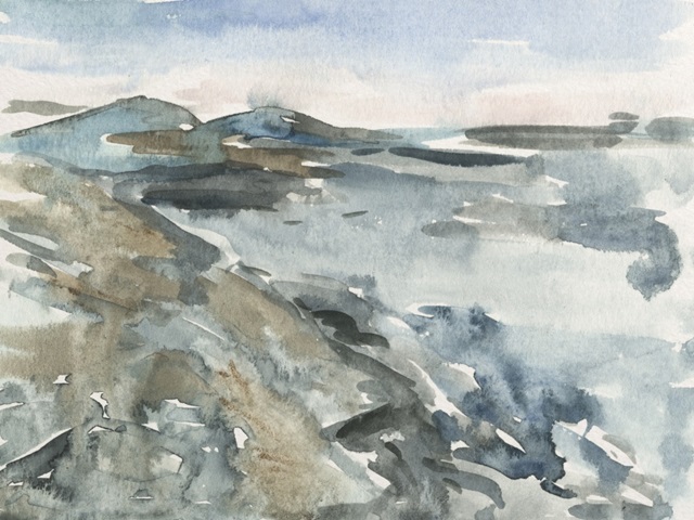 Watercolor Views IV