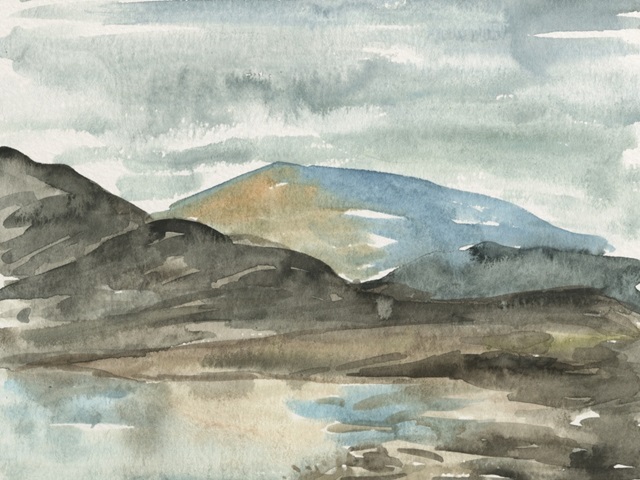 Watercolor Views VII