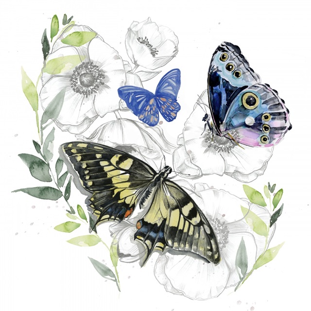 Butterfly Floral I