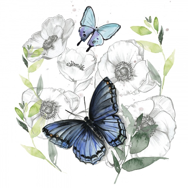 Butterfly Floral II