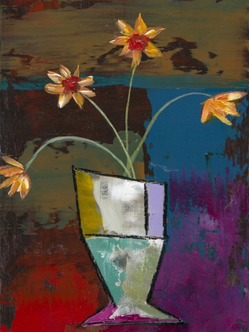 Abstract Expressionist Flowers II