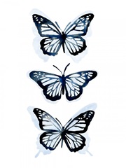 Blue Butterfly Trio I