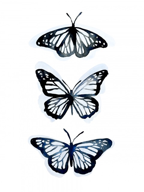 Blue Butterfly Trio II