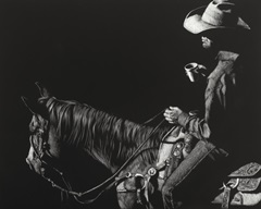 Cowboy Scratchboard I
