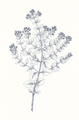 Indigo Botany Study VI
