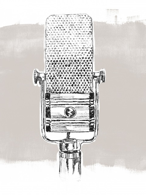 Monochrome Microphone I