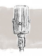 Monochrome Microphone IV