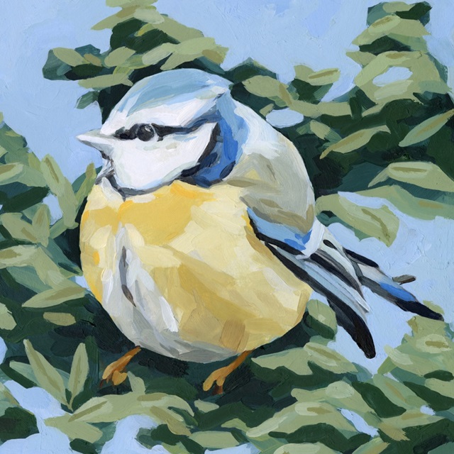 Painterly Bird II