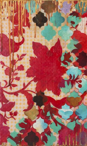 Red and Teal Gilded Age I