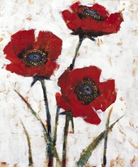 Red Poppy Fresco II