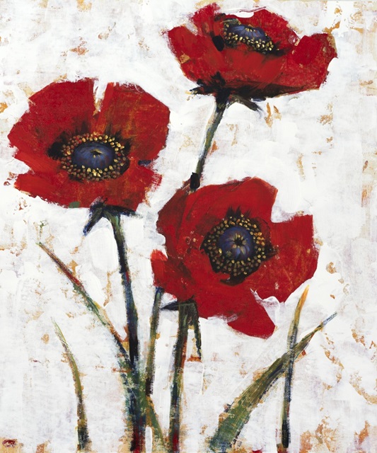 Red Poppy Fresco II